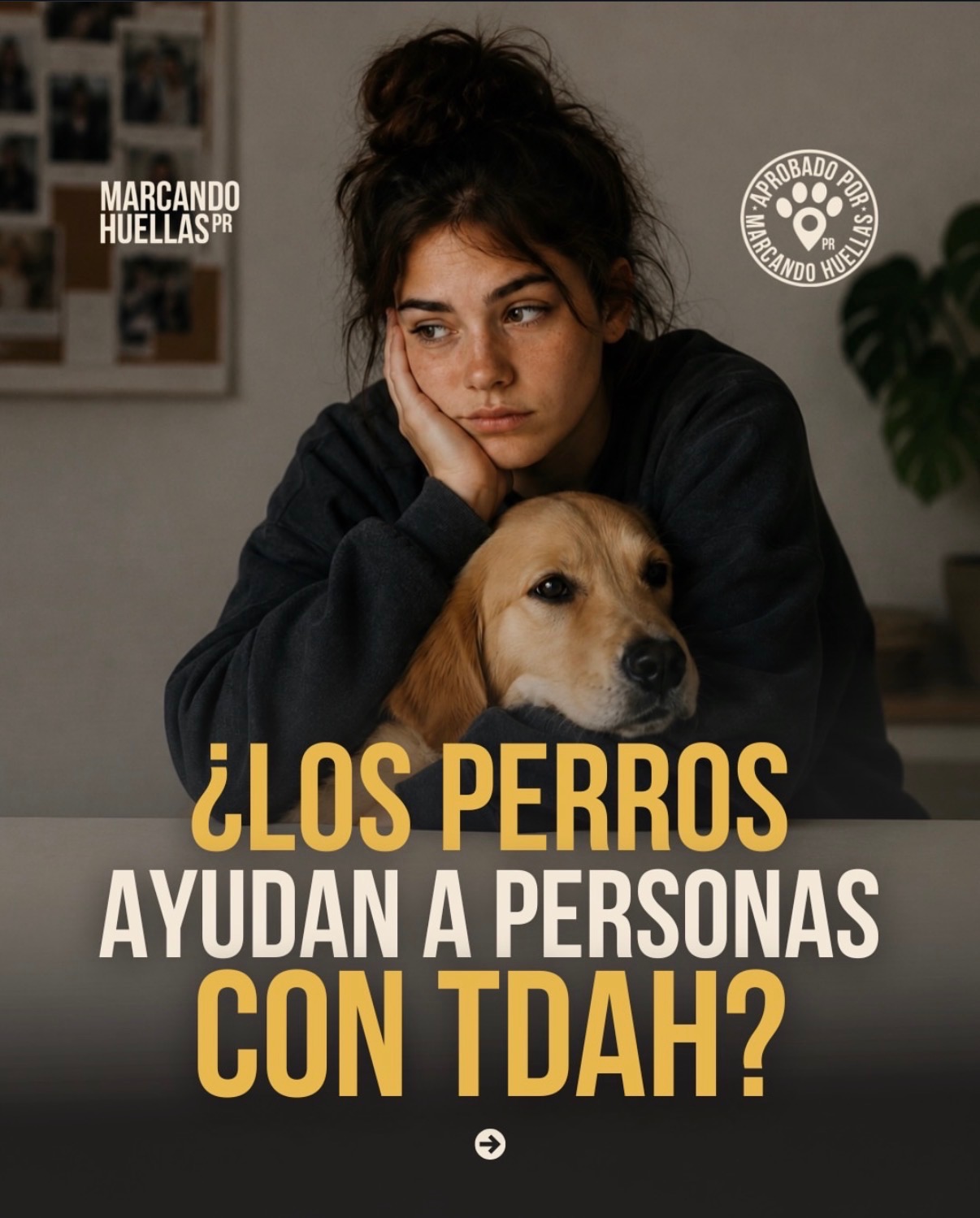 ¿Los perros ayudan a personas con TDAH?